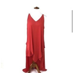 Strut & Bolt Orange high-low double-layer maxi